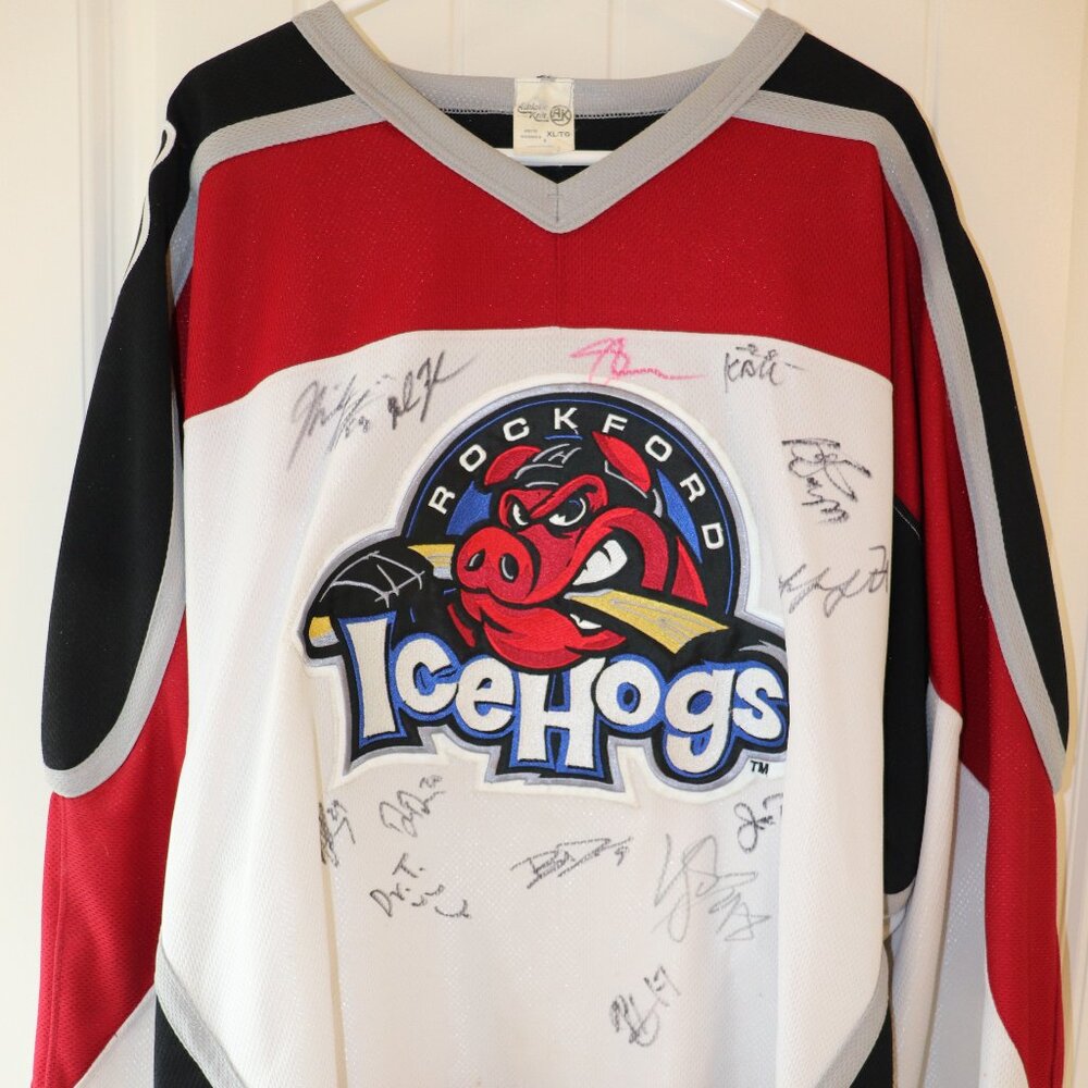 UHL Rockford IceHogs Team Signed Jersey